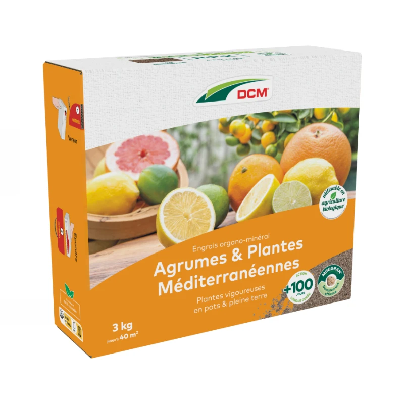 Engrais pour agrumes et plantes méditerranéennes - 3 kg