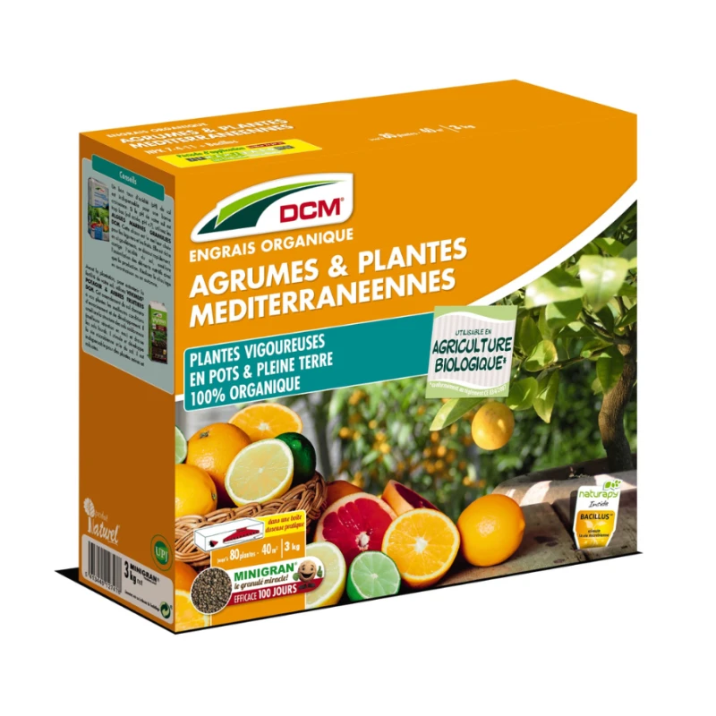 Engrais pour agrumes et plantes méditerranéennes - 3 kg