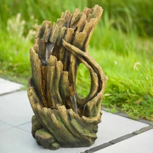 Fontaine de jardin avec pompe et LED - Alcamo