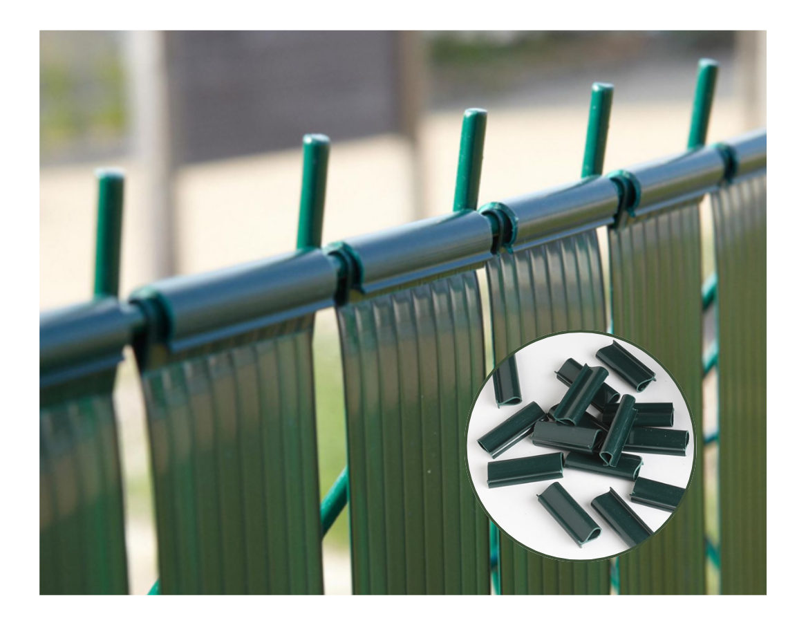 Lot De 52 Fixations Pour Brise-vue Occultant - Système De Maintien Pour Terrasse, Balcon