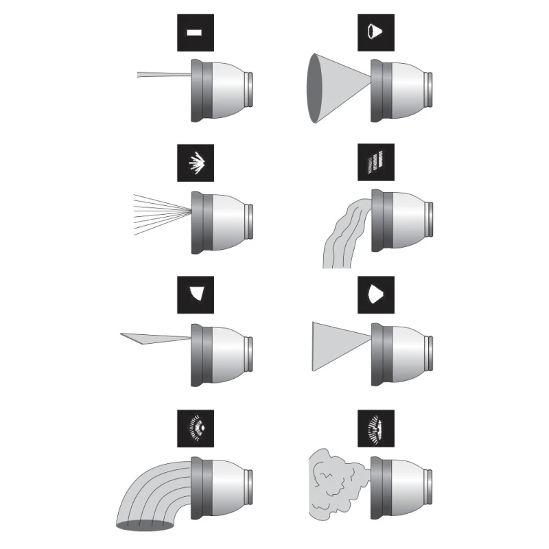 Pistolet Multi-jets métal - Ribimex