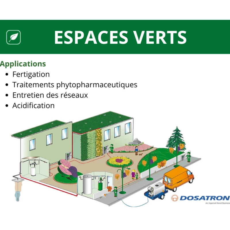Pompe doseuse D25-GL2 VF - Dosatron