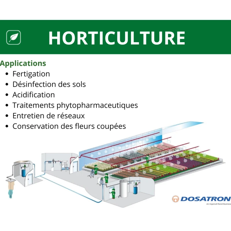 Pompe doseuse D25-GL2 VF - Dosatron