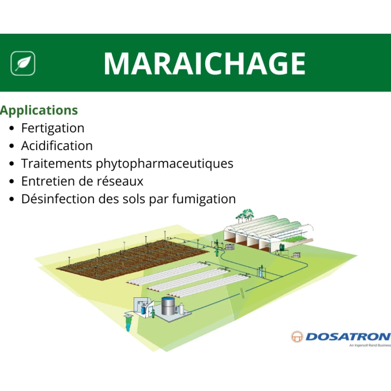 Pompe doseuse D25-GL2 VF - Dosatron