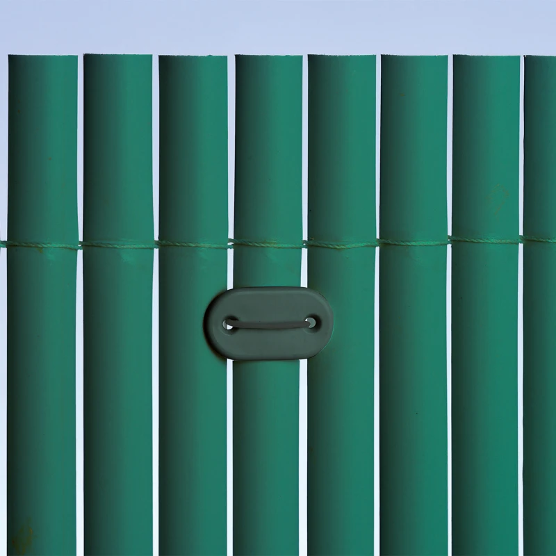 Fixations pour canisses et écrans artificiels - Lot de 26 pièces