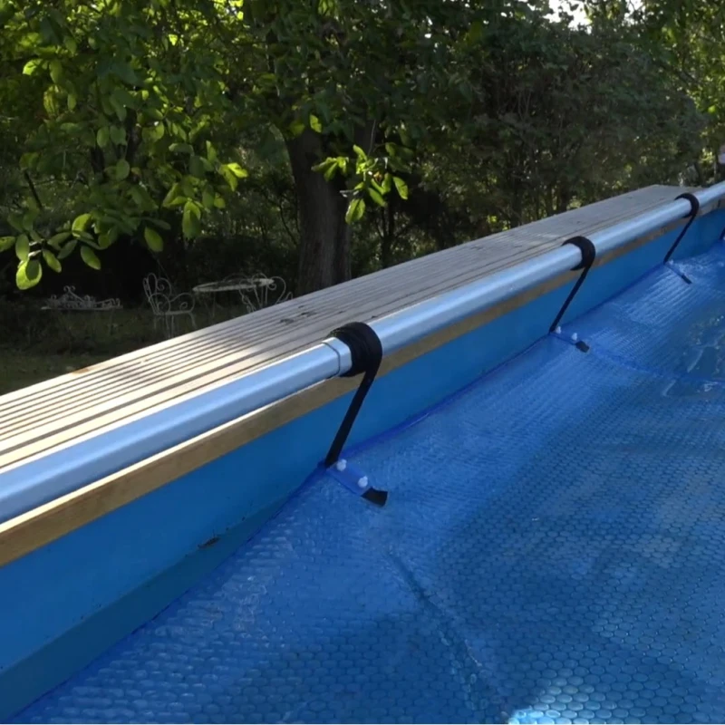 Enrouleur de bâche à bulles Luxe pour piscine