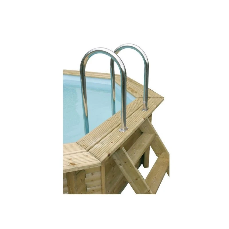 Piscine rectangulaire LINEA 3,5x6,5m H1,40m avec kit de filtration - Ubbink