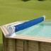 Enrouleur de bâche à bulles Luxe pour piscine