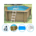 Piscine SUNWATER hexagonale Ø 4,10m avec kit de filtration - Ubbink 