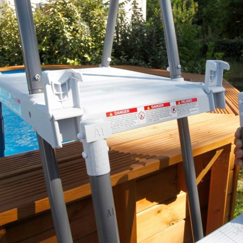 Piscine SUNWATER hexagonale Ø 4,10m avec kit de filtration - Ubbink 