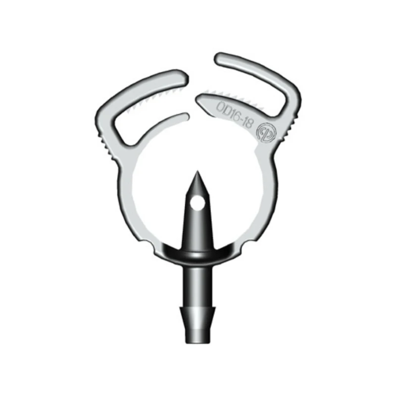 Prise d'eau 4x6 auto-perçante avec clip de serrage 16 mm - Teco