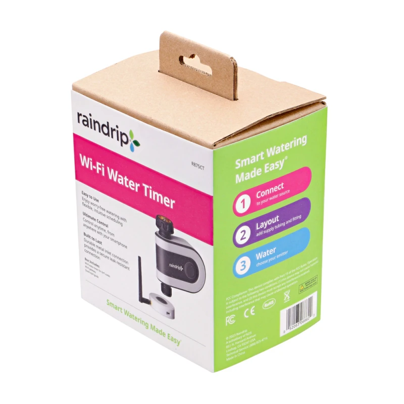 Programmateur nez de robinet à pile Bluetooth/Wifi - Raindrip