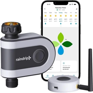 Programmateur nez de robinet à pile Bluetooth/Wifi - Raindrip