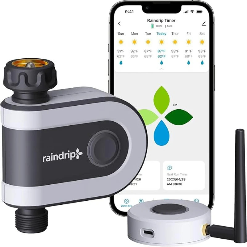 Programmateur nez de robinet à pile Bluetooth/Wifi - Raindrip