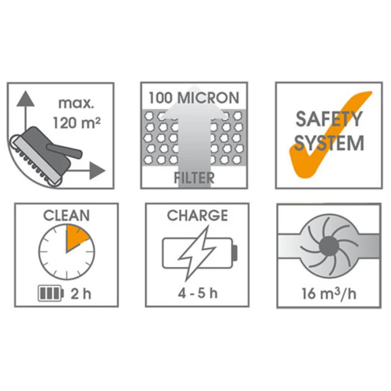 Robot piscine sur batterie RobotClean Accu XL Pro - Ubbink  