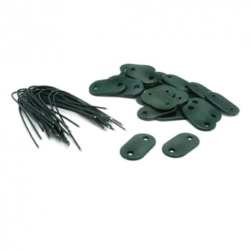 Fixations pour canisses et écrans artificiels - Lot de 26 pièces