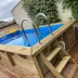 Piscine rectangulaire AZURA 2x4m H1,26m avec kit de filtration - Ubbink 