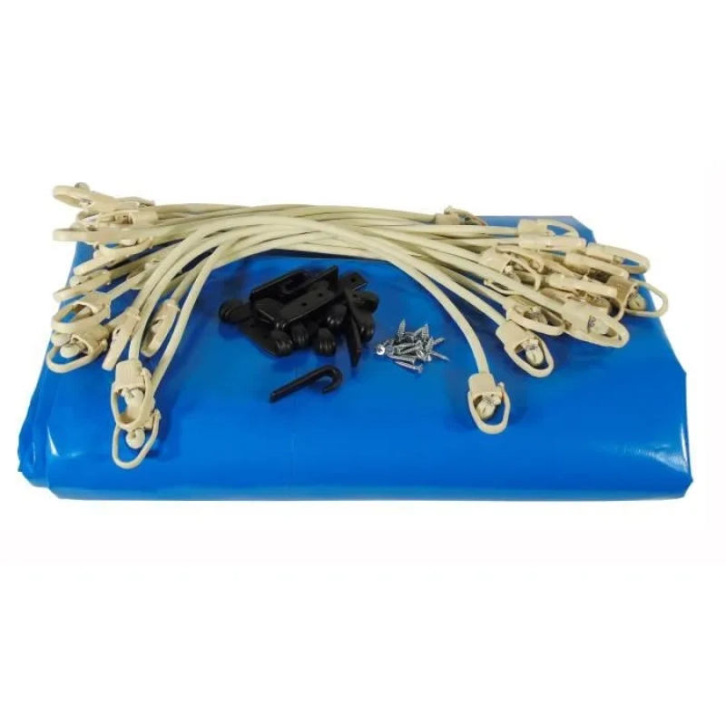 Bâche de sécurité pour piscine rectangulaire  