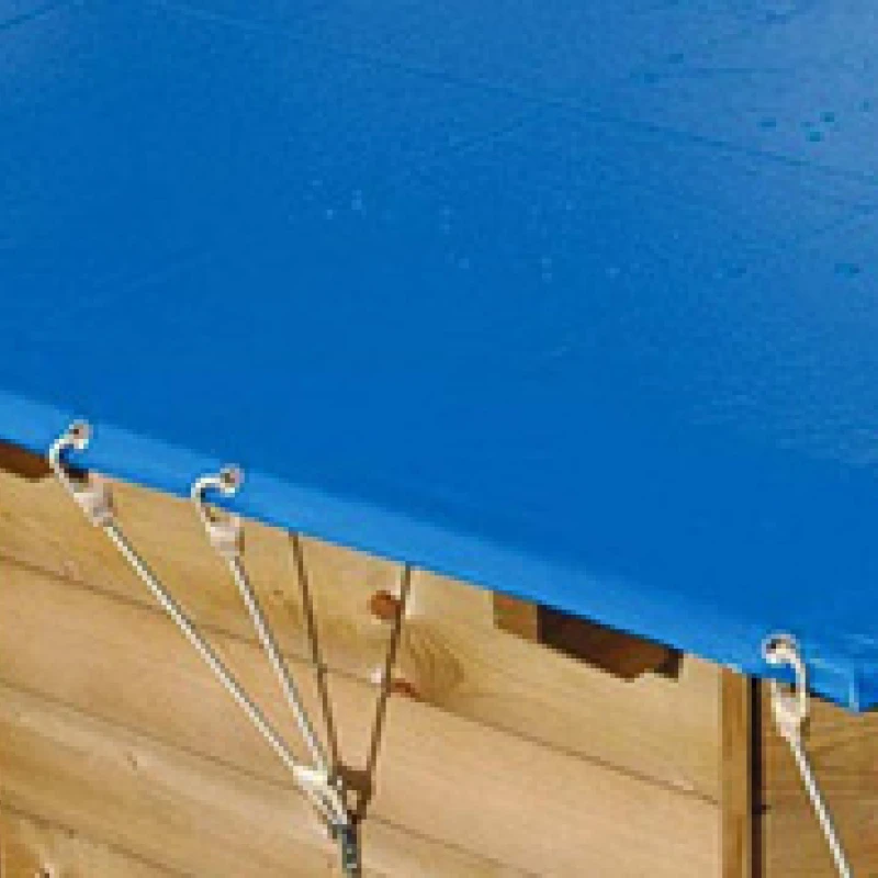 Bâche de sécurité pour piscine rectangulaire  