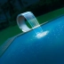 Cascade d'eau Mamba inox avec led bleu pour piscine ou bassin 