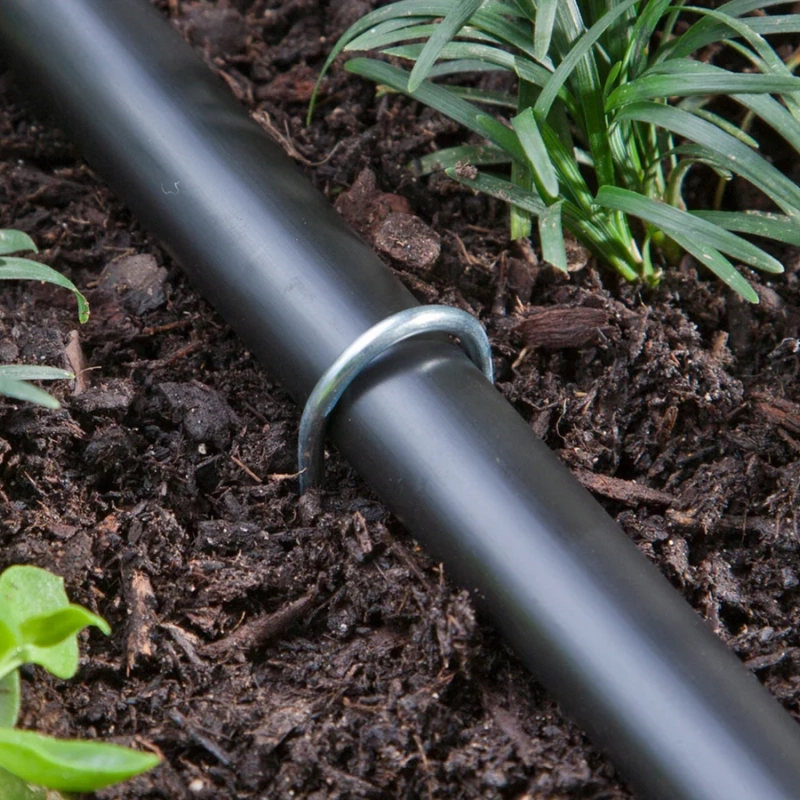 Crampons de fixation acier pour tuyau - Lot de 100