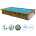 Piscine rectangulaire SUNWATER 2x3,5m H71cm avec filtre à cartouche - Ubbink