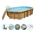 Piscine octogonale SUNWATER 3x4,9m H1,20m avec kit de filtration - Ubbink