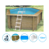 Piscine hexagonale SUNWATER Ø 4,10m H1,20m avec kit de filtration - Ubbink 
