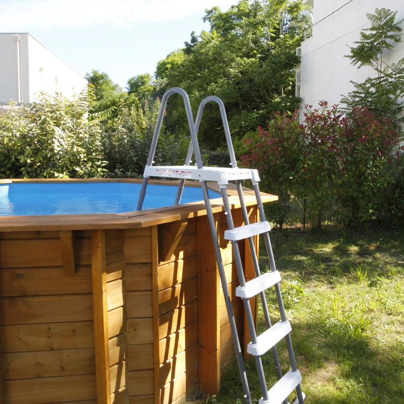 Piscine octogonale SUNWATER Ø3,60m H1,20m avec kit de filtration - Ubbink 