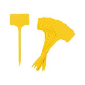 Étiquettes en T à piquer - H. 12,5cm - 10 pièces