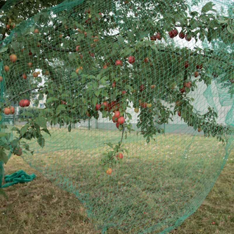 Filet de protection anti oiseaux vert - Maille 20x20mm