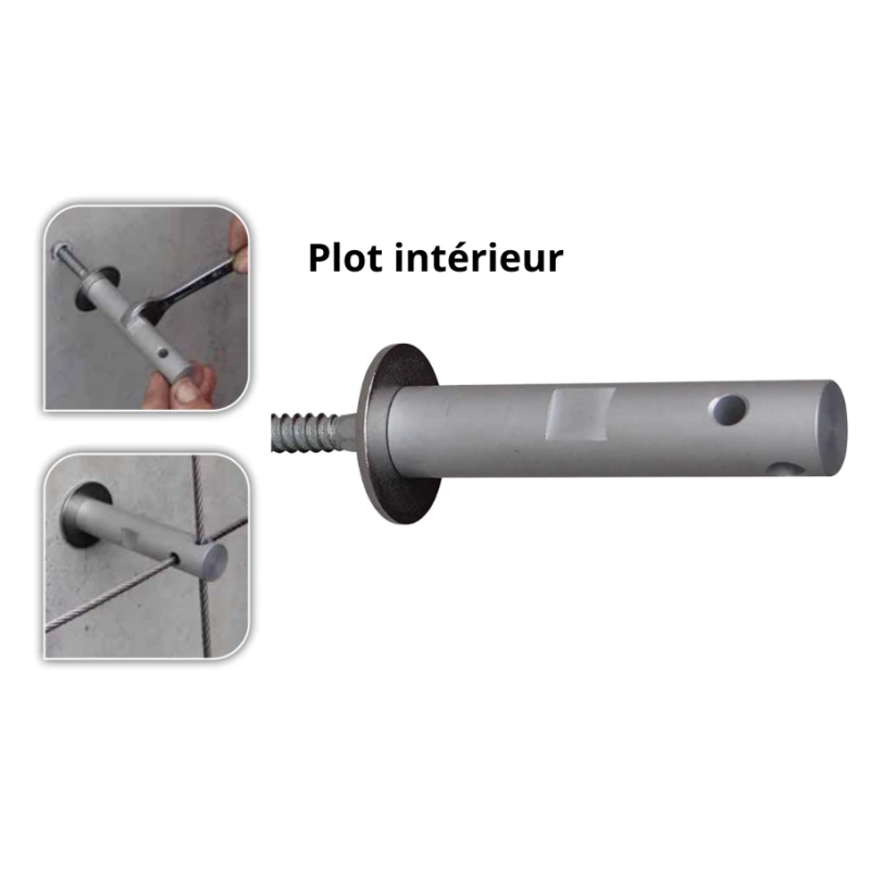 Kit de câble en inox pour végétalisation murale - Végécâble