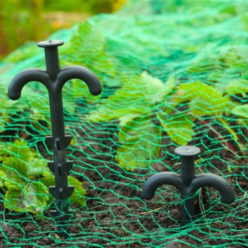 Piquets crantés pour fixation de filet - Lot de 10 pièces