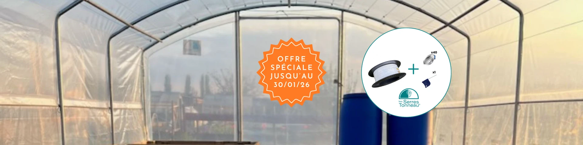 Slider Offre Spéciale Les Serres Tonneau Kit Deltane