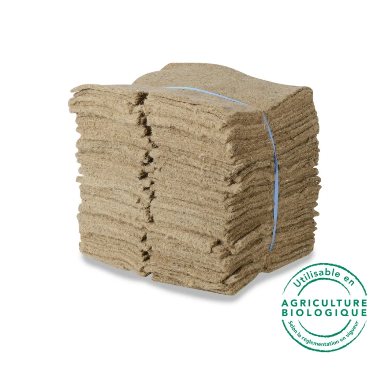Collerette de paillage Techmat Bio - 1000gr/m²