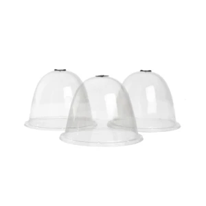 Cloches transparentes pour potager - Lot de 3