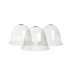 Cloches transparentes pour potager - Lot de 3