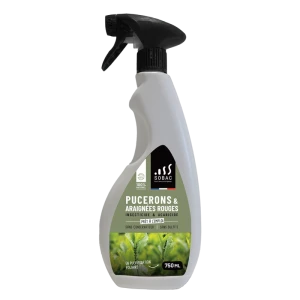 Insecticide contre pucerons et araignées rouges PAE - 750ml - Sobac