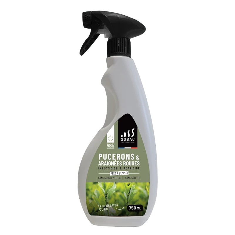 Insecticide contre pucerons et araignées rouges PAE - 750ml