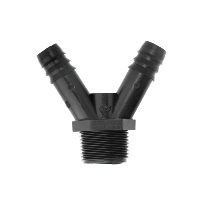 Jonction en Y cannelée et filetée - Tavlit