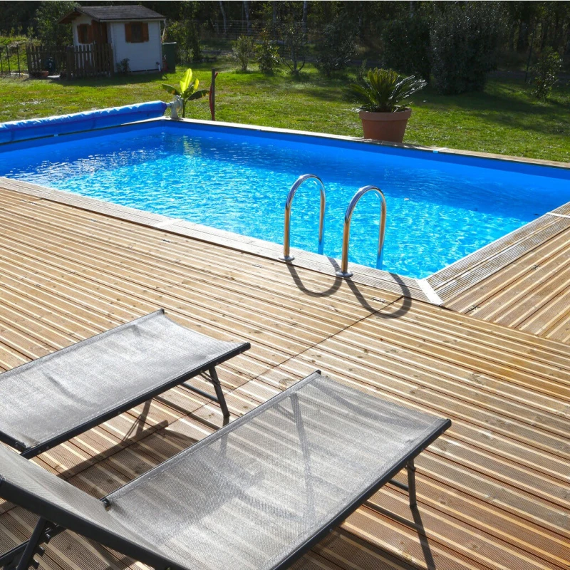 Piscine rectangulaire SUNWATER 2,00mx3,50m H71cm avec filtre à cartouche - Ubbink