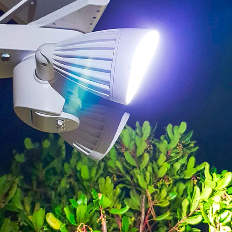Projecteur solaire à LED 2 x 4W
