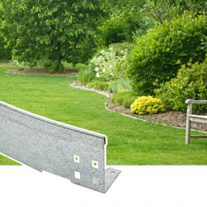 Bordure équerre acier galvanisé - L. 1,90m - Ep. 1,5mm