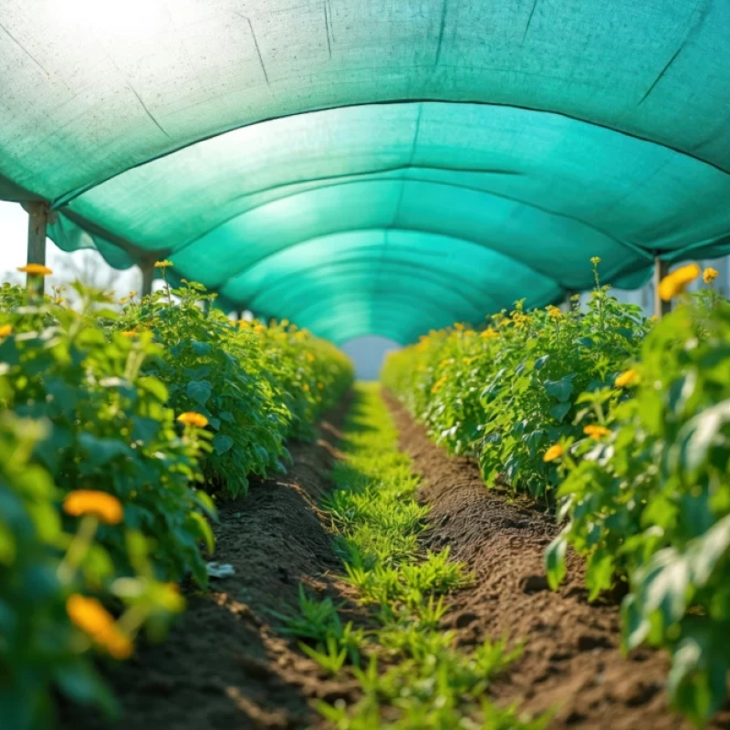 Filet d'ombrage pour serre/tunnel Alphaombre 56% - Rouleau de 100m