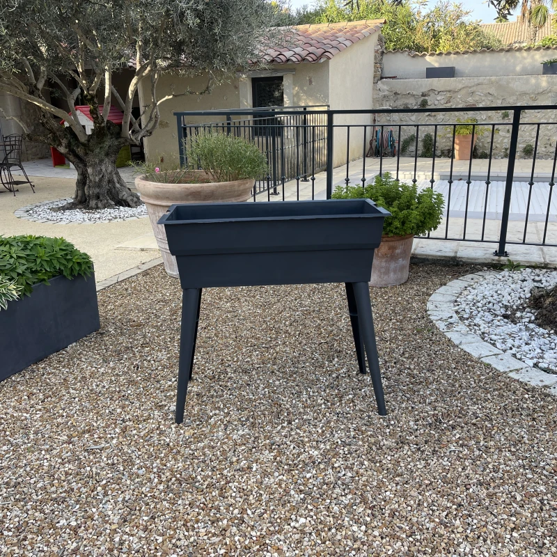 Jardinière Maxi Basic 40L sur pieds – Calipso