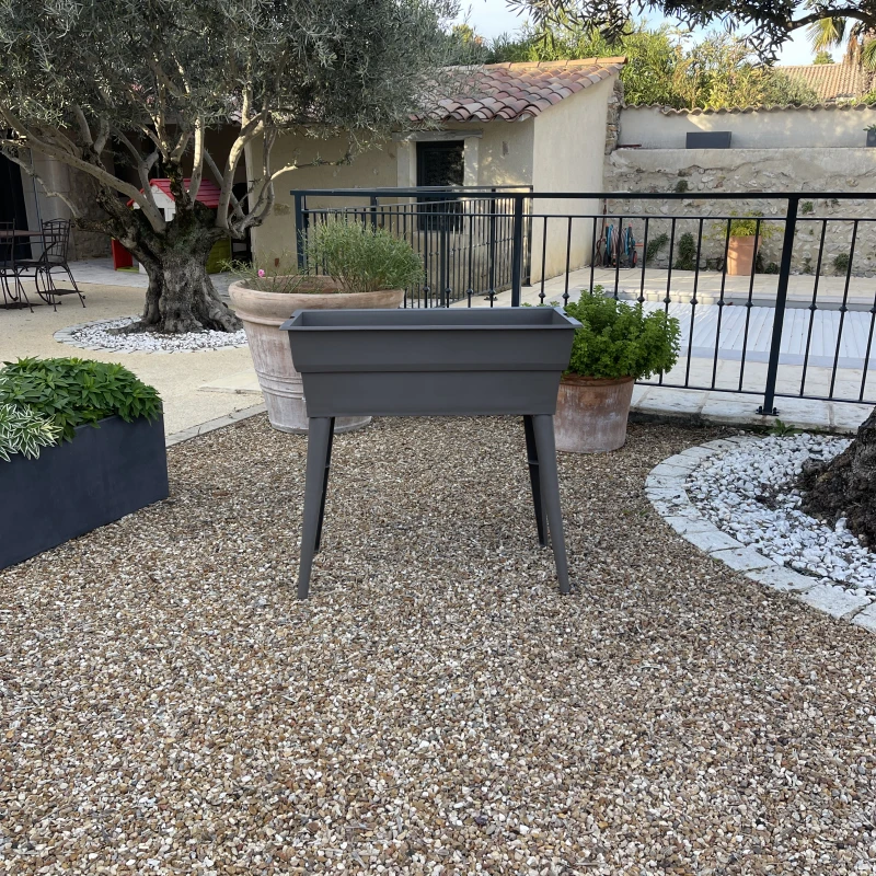 Jardinière Maxi Basic 40L sur pieds – Calipso