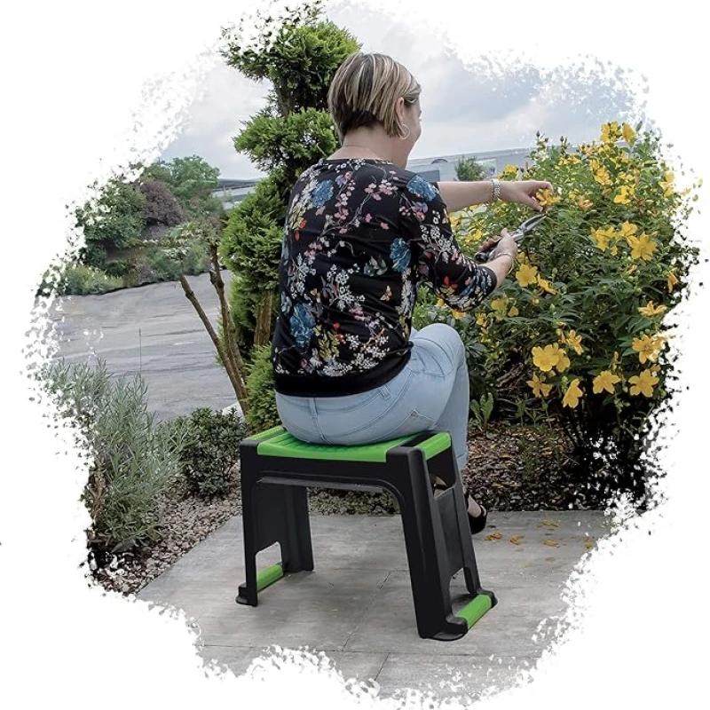 Banc agenouilloir avec coffre de jardin - Ribimex