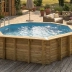 Piscine octogonale OCEA Ø 5,80m H1,30m avec kit de filtration - Ubbink 