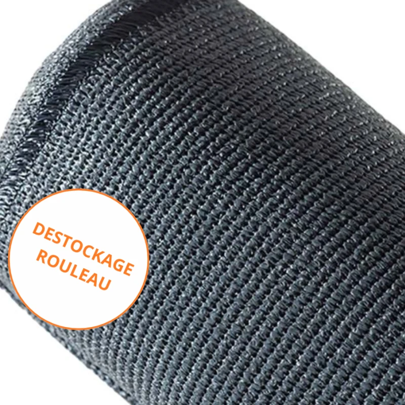 Filet brise vue gris anthracite 230gr/m² - 95% occultant - Destockage rouleau 1,80m x 22m