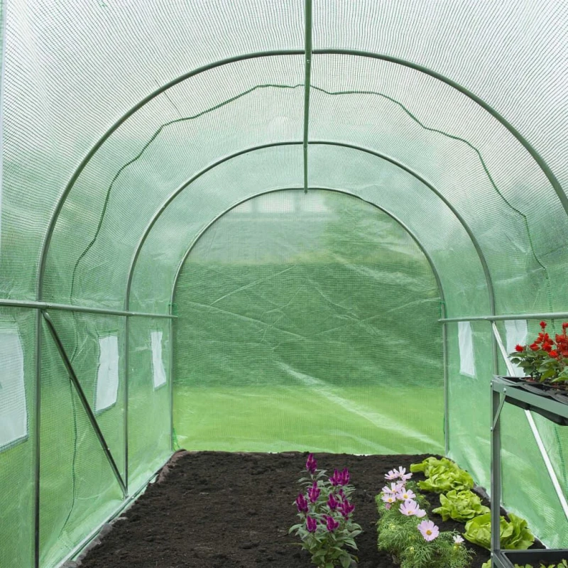 Serre tunnel maraîcher - largeur 2m - 7m²